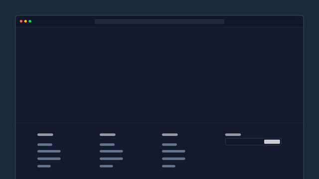 FooterColumns preview